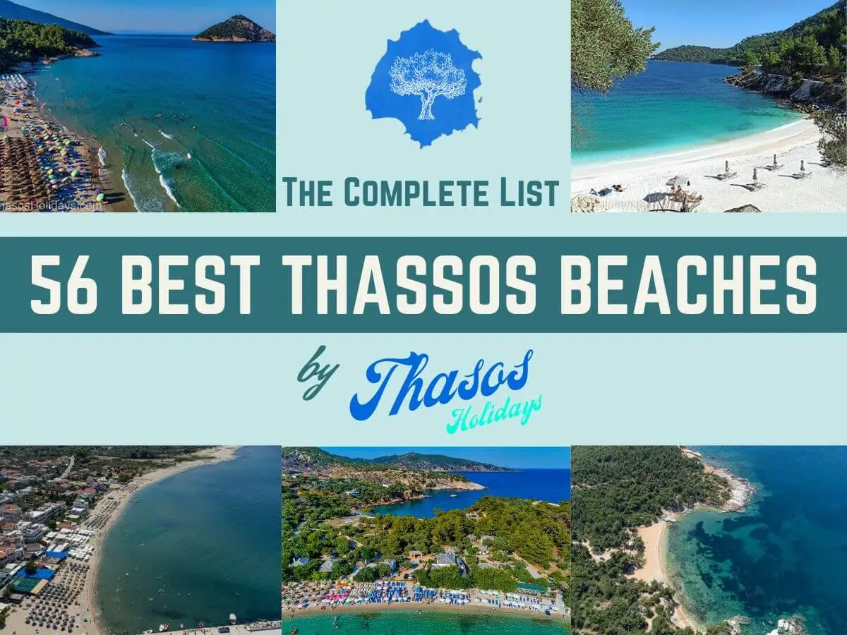 56 best thassos beaches